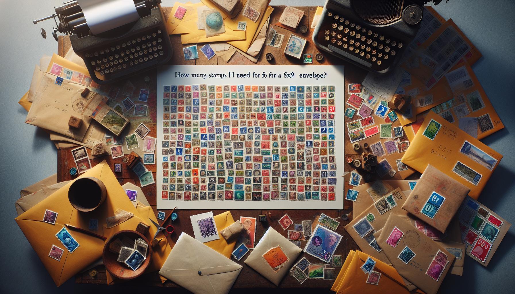How Many Stamps Do I Need for a 6×9 Envelope? A Quick Guide