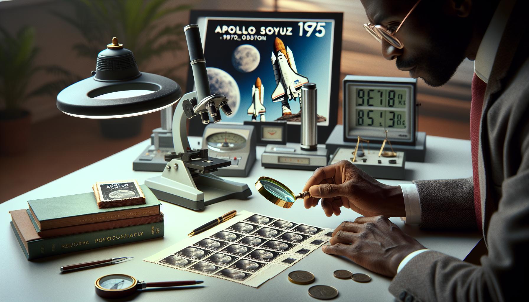 Apollo Soyuz 1975 Stamp Value: Collector's Gold 4 How to Authenticate and Grade Apollo Soyuz 1975 Stamps