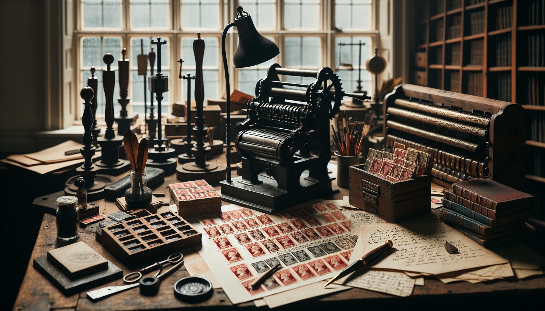 Penny Red Stamp Value: British Rarity Treasure 1 Historical Background and Production of Penny Red Stamps