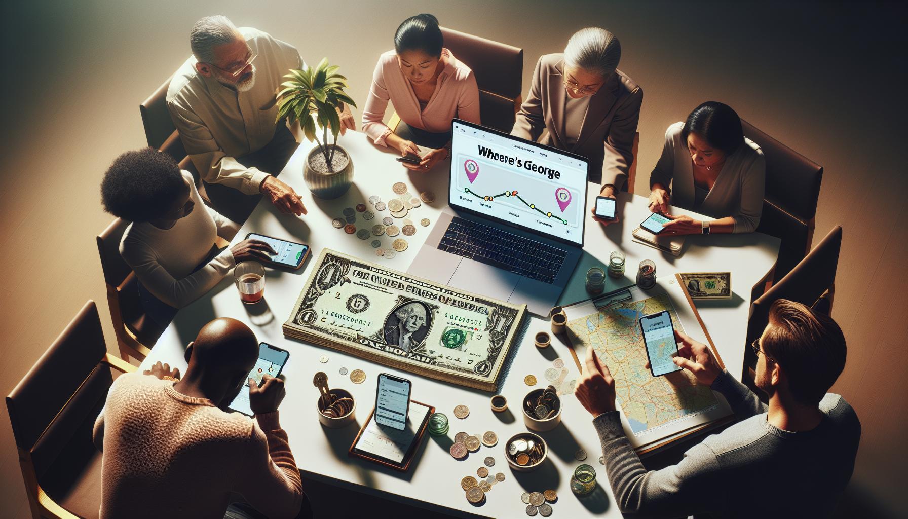 How the Where's George Tracking Network⁣ Works