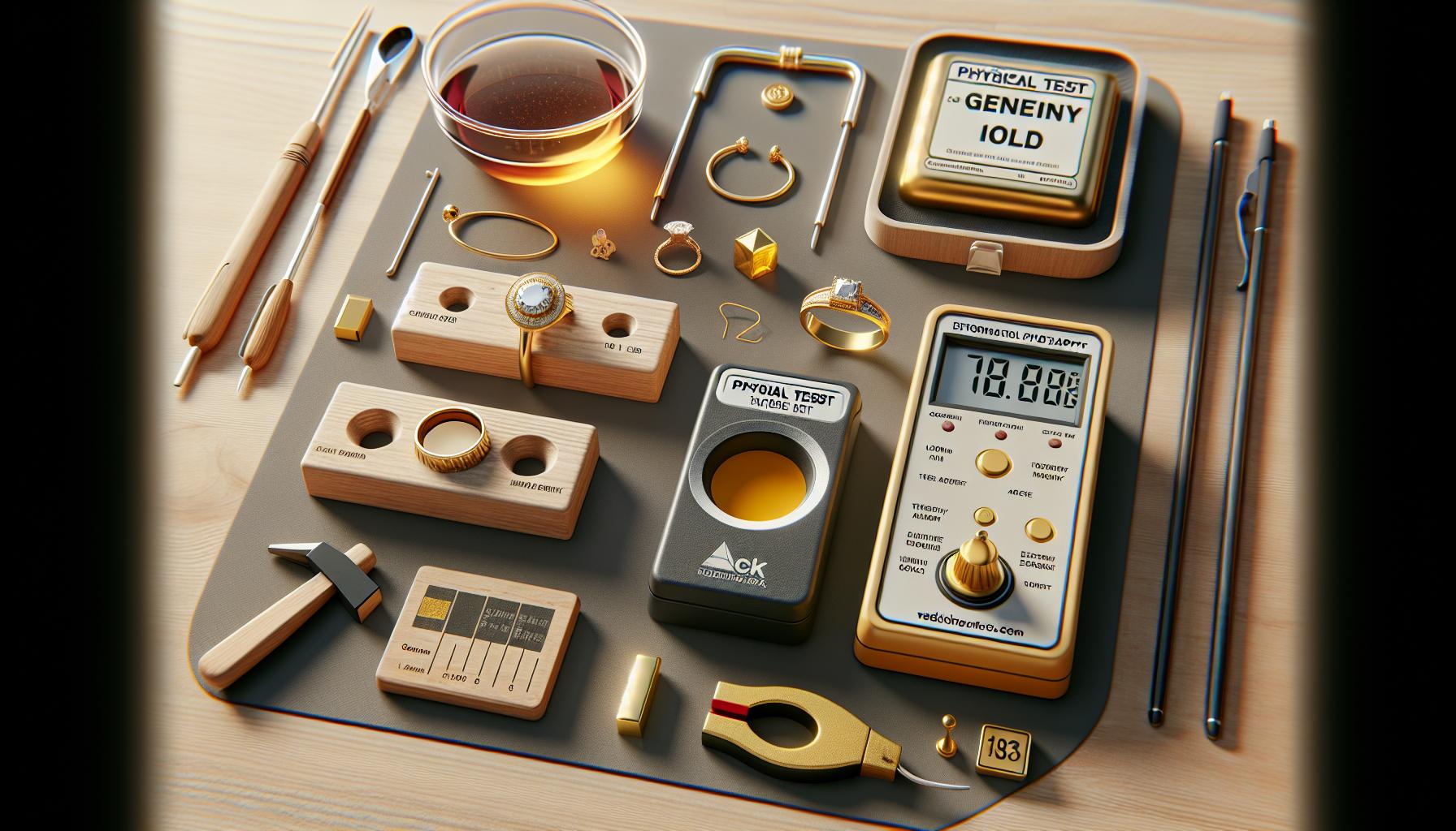 Physical Tests to Verify Genuine 18K Gold