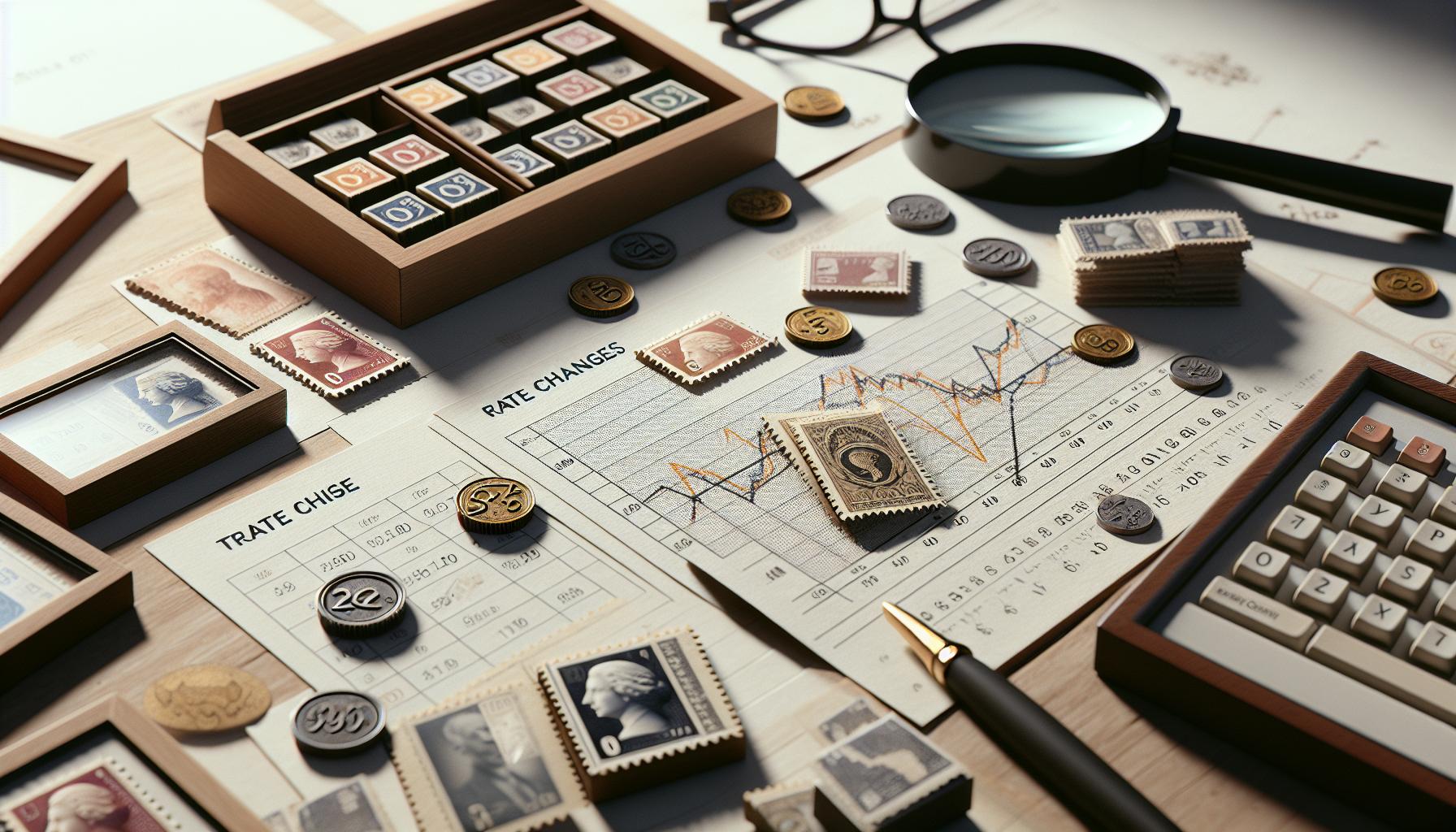 Tracking Rate Changes ​and Their Impact on Stamp‍ Value