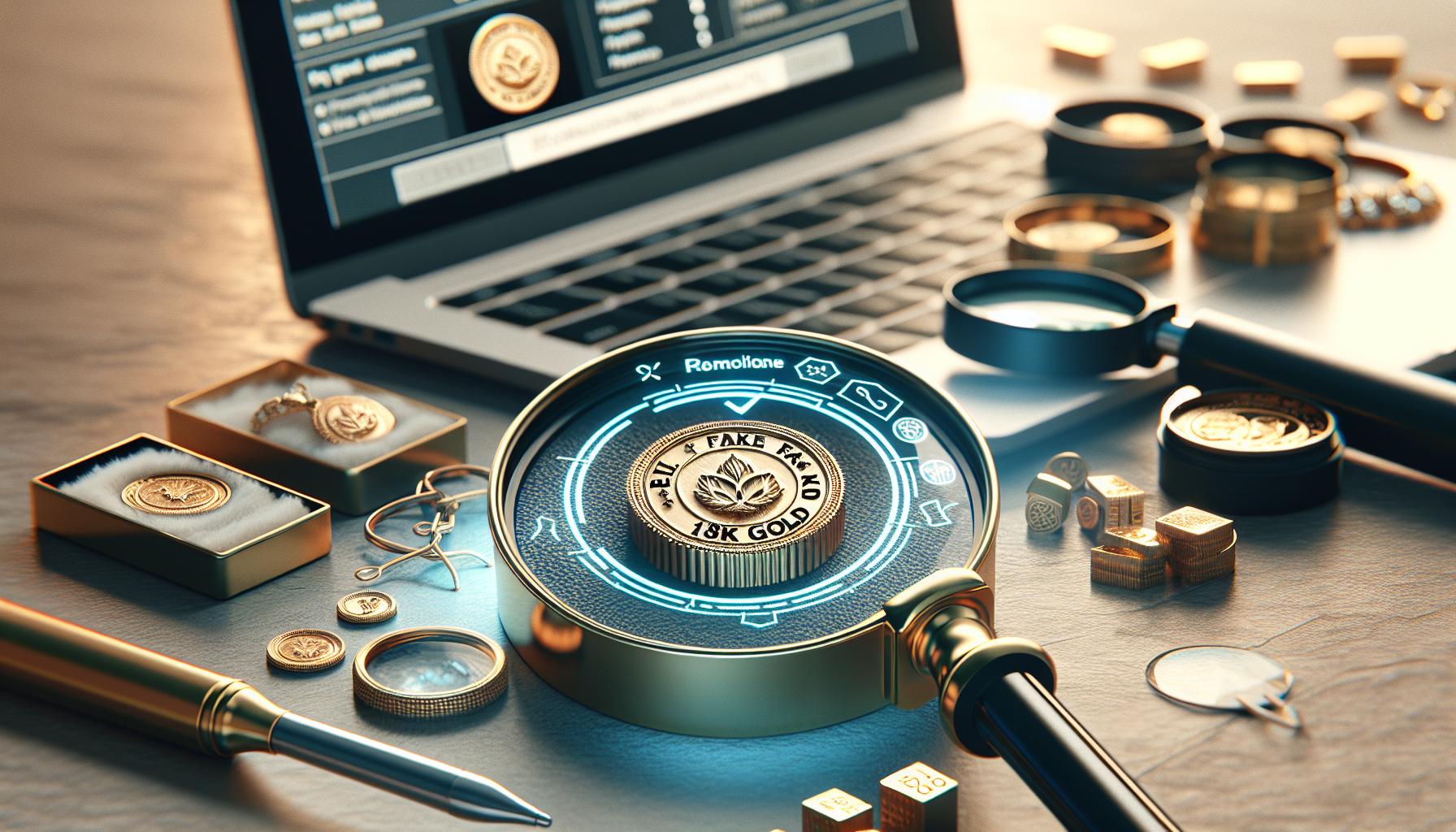 Using Technology to detect Fake 18K Gold Stamps