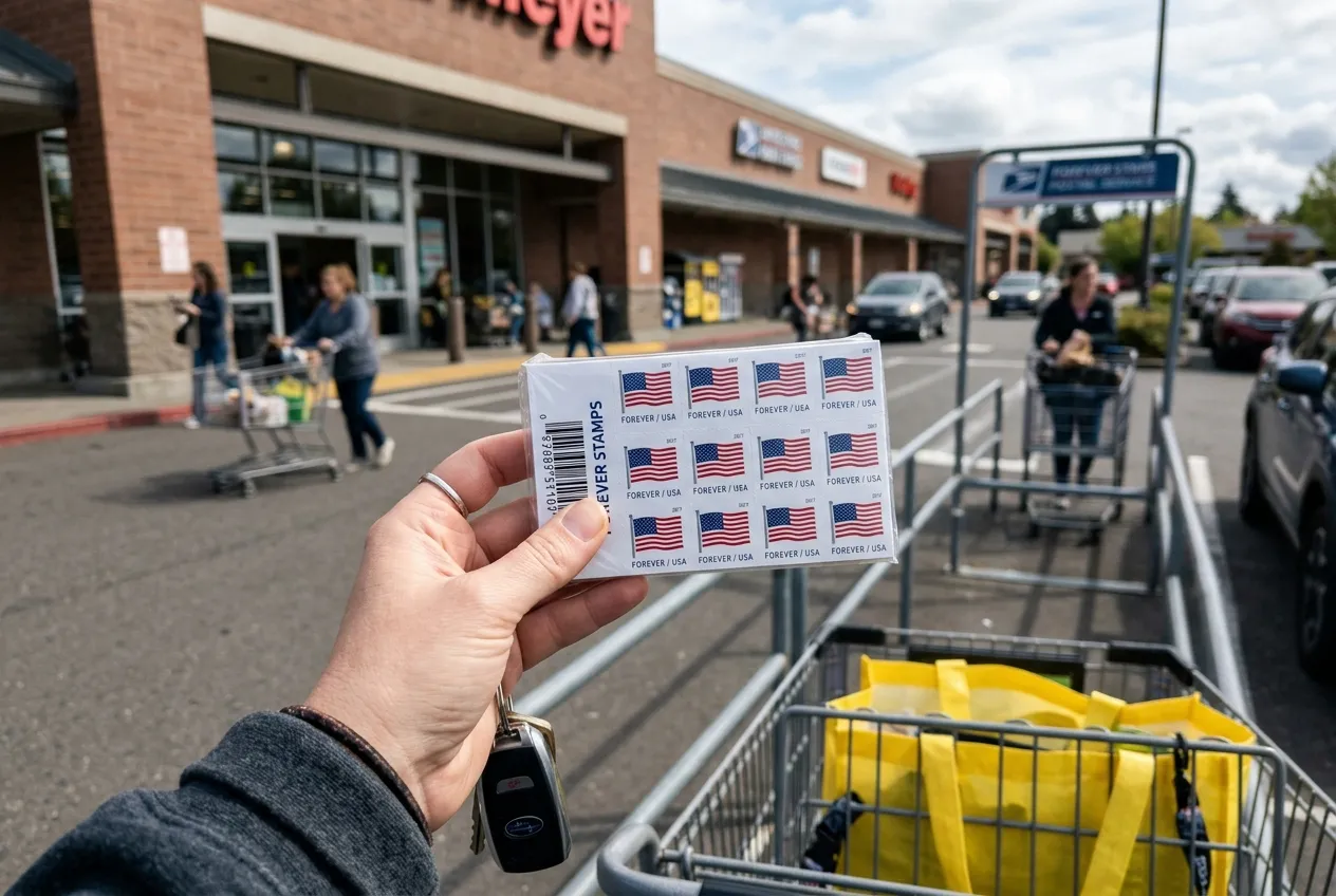 Where Can You Get Postage Stamps Fast: 17 Unexpected Places (2026) 3 Buying forever stamps at local pharmacies and grocery stores