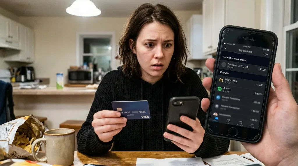 CENT_US Squareup: Zpanikařili jste z neznámé platby? (Tady je řešení) 1 Platba CENT_US Squareup zobrazená na bankovním výpisu vedle kreditní karty