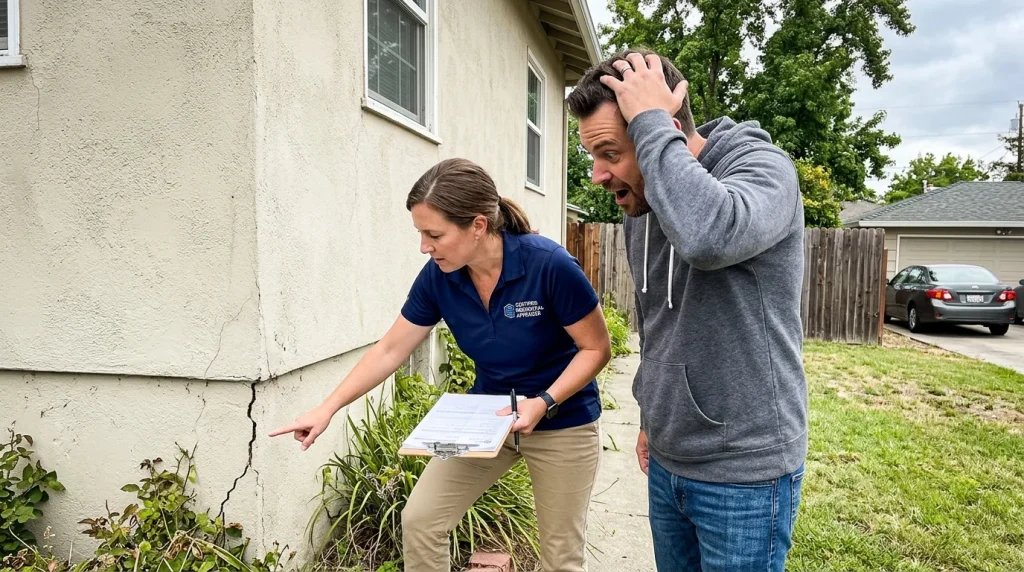 Certified House Appraisal Near Me: The 2026 UAD 3.6 Checklist 1 A certified residential appraiser evaluating a home exterior