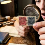 Comparison of Reichspost and Deutsches Reich inscriptions on Germania stamps