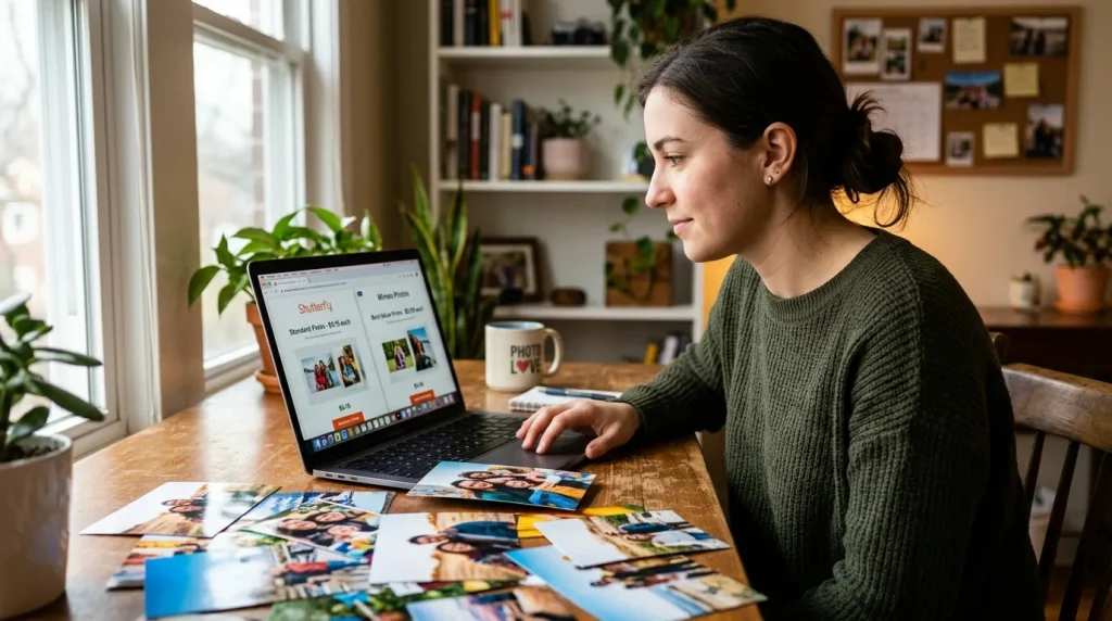 How do you find photo to gave printed for 2,cent & Save 23 Woman searching online for how do you find photo to gave printed for 2 cent
