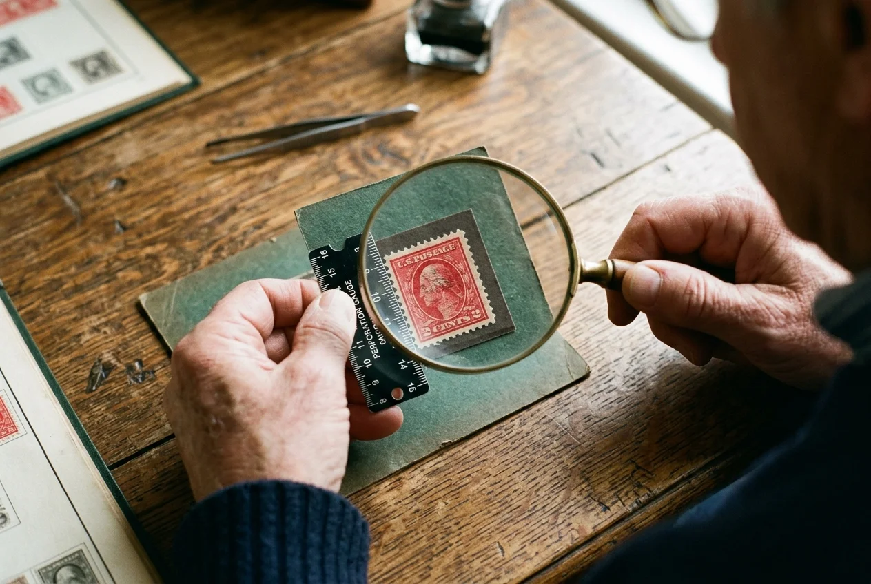 Is My 2-Cent Washington Stamp Rare? 7 Steps to Find the Most Valuable Stamp US Postage 2 Cents 3 How to use a perforation gauge on a 2-cent US postage stamp