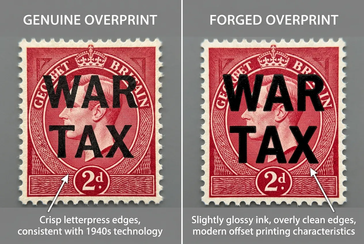 The 0,000 Typo: Why Your Stamp Great Britain Overprnted Jersy Might Be a Fake 2 A rare Great Britain stamp overprinted for Jersey during the 1940 occupation