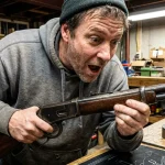 What Does JM Stamped Marlin 336 Mean? (A Hidden Goldmine) 9 Detail of the JM stamp proof mark on a classic Marlin 336 rifle barrel
