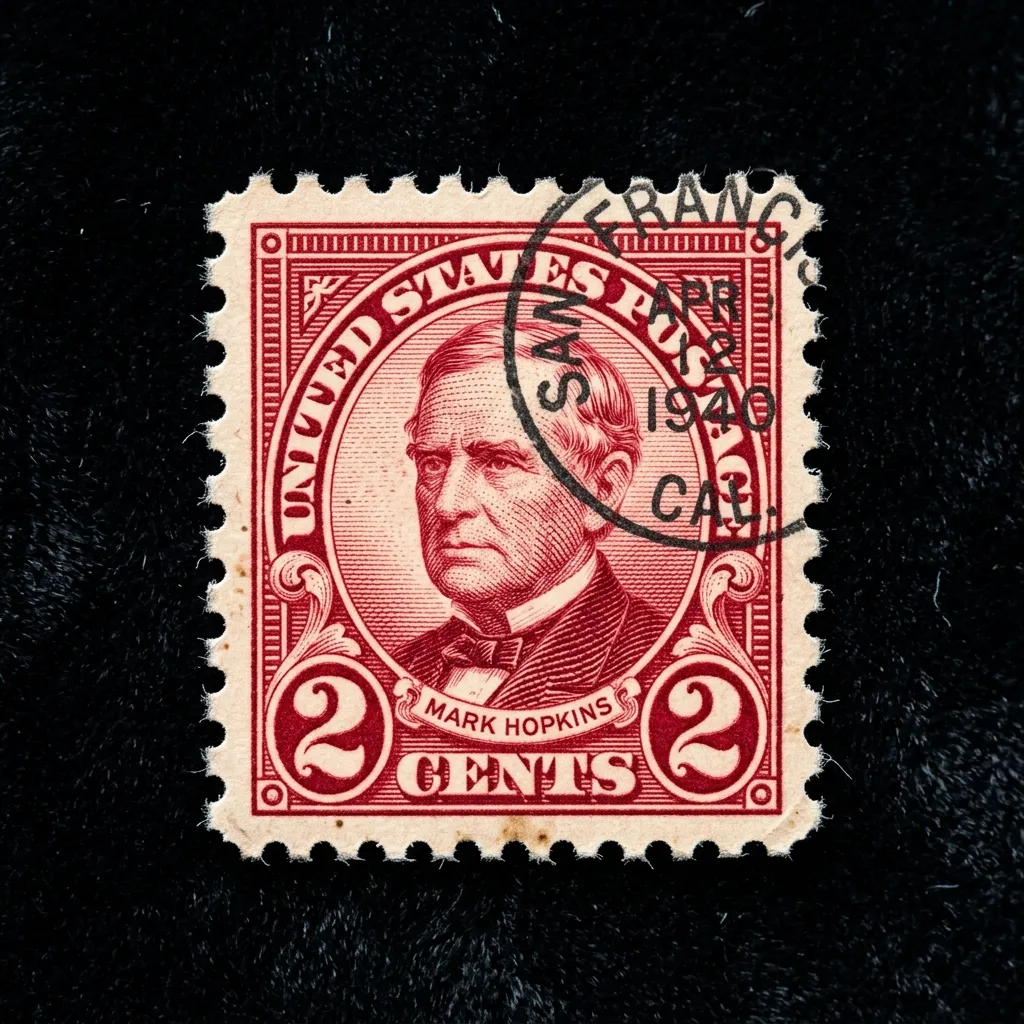 Shocking Truth: The Real Mark Hopkins 2 Cent Red Worth 2 Mark Hopkins 2 cent red worth stamp from 1940