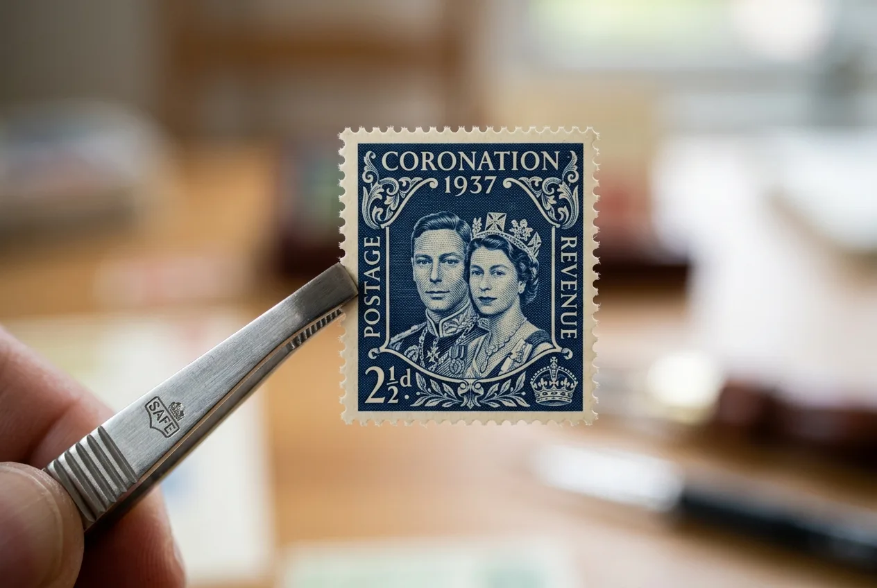 Are Commemorative Stamps Worth Anything? The Brutal Truth About Your Collection 3 Close up of an old commemorative stamp showing mint condition and original gum