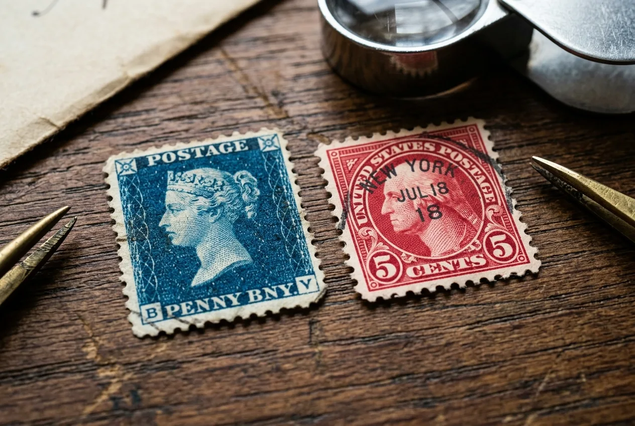 Pozor na replica stamps: Kompletní přehled a jak nenaletět podvodníkům 3 Srovnání pravé poštovní známky a nebezpečného padělku