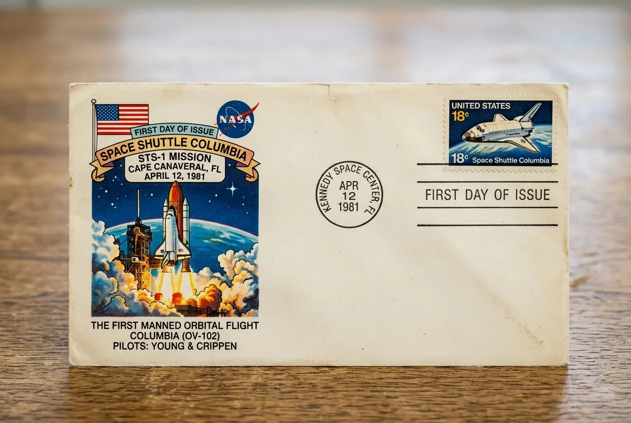 Value of First Day Issue Columbia Stamp: Don't Sell Until You Read This 3 Unaddressed 1981 Space Shuttle Columbia first day cover stamp with a colorful cachet