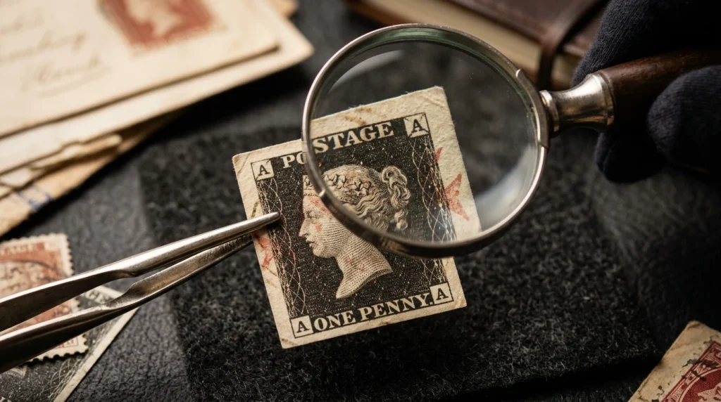 Will an Older Stamp with a Small Tear Have Any Value? Grading Guide | Stampostage 1 Will an Older Stamp with a Small Tear Have Any Value? Grading Guide | Stampostage (AI Generated Image)