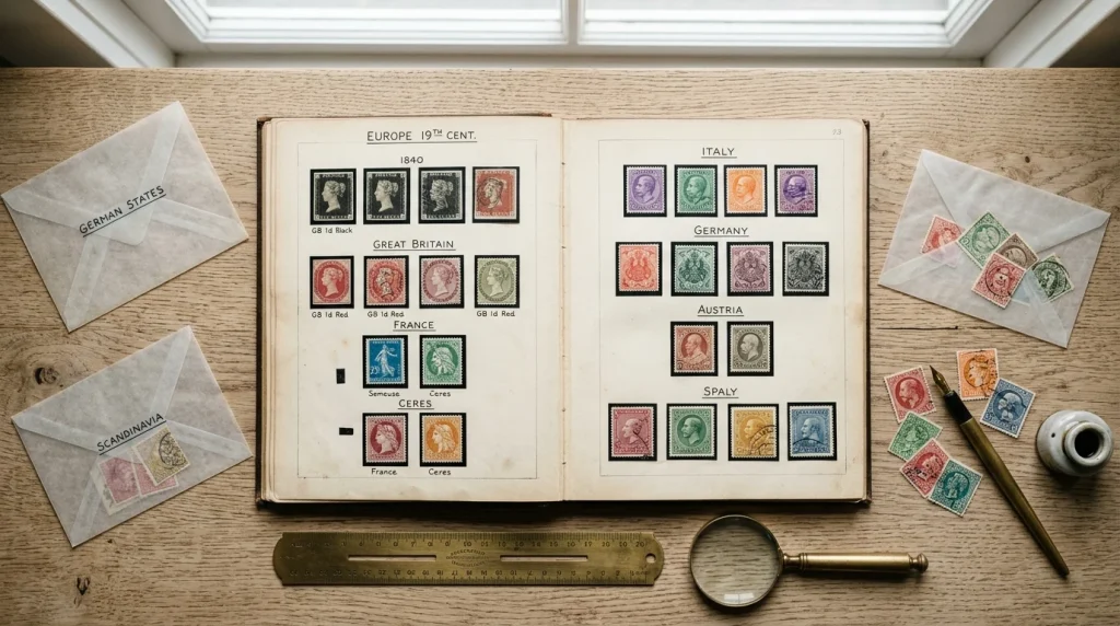 Stamps Value Guide: Catalog Ratings, Rarity Scales, and Appraisals | Stampostage (AI Generated Image)