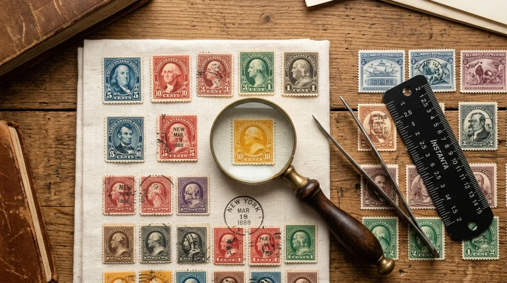 US Stamp Info: Identification, Denominations, and History Guide | Stampostage 1 US Stamp Info: Identification, Denominations, and History Guide | Stampostage (AI Generated Image)
